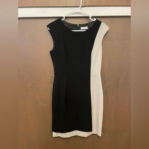 Calvin Klein Black/Tan Dress